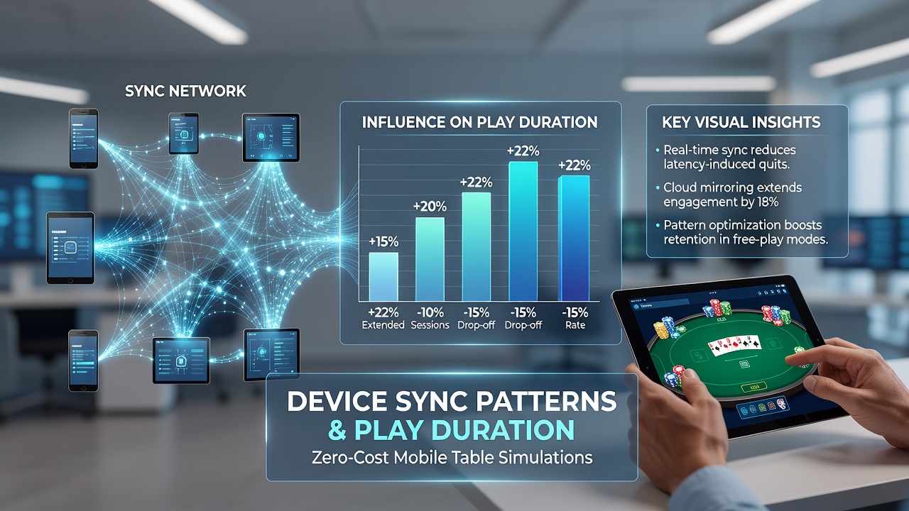 User switching between mobile devices during a synchronized table simulation session