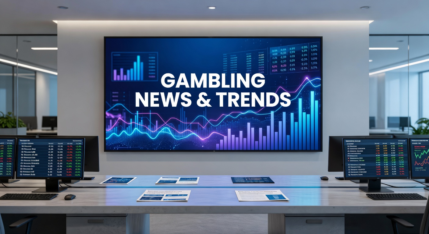 Graph showing upward trend in U.S. commercial gaming revenue for February 2026, highlighting segments like casinos, sports betting, and iGaming